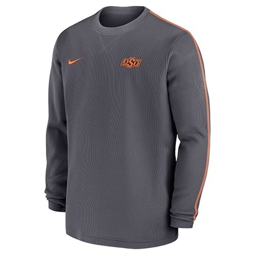 ShopOKState - NIKE CREW TOP LONG SLEEVE COACHES