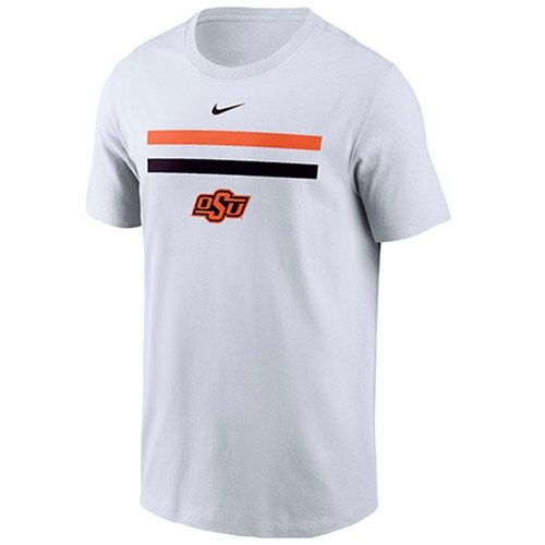 ShopOKState - NIKE SWOOSH OVER LINES TEE