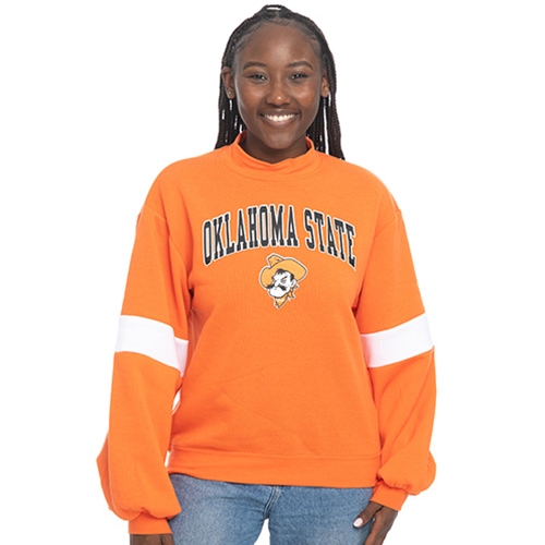 ShopOKState - OKLAHOMA STATE MOCK NECK SWEATSHIRT