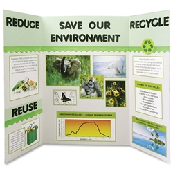 shopokstate elmer s tri fold corrugated project display board
