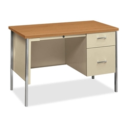 Shopokstate Hon 34000 Series B F Single Pedestal Metal Desk