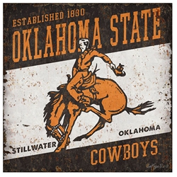 ShopOKState - OSU BRONCO TIN SIGN