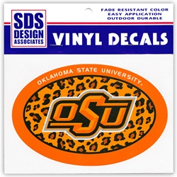 6" CHEETAH OSU DECAL