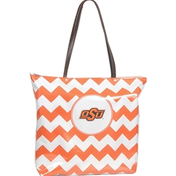 CHEVRON SHOPPER TOTE