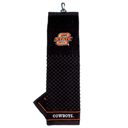 OK STATE EMBROIDERED GOLF TOWEL