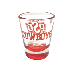 OSU ORANGE BOTTOM SHOT GLASS