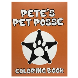 PETE'S PET POSSE COLORING BOOK