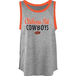 OATMEAL/GREY MUSCLE TOP OKLHOMA STATE
