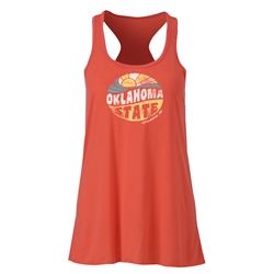 CORAL FLOWY RACER BACK TANK