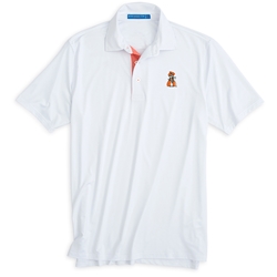 SOUTHERN TIDE GAMEDAY TATTERSALL PLACKET PERF POLO