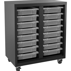 Shopokstate Lorell Pull Out Bins Mobile Storage Cabinet