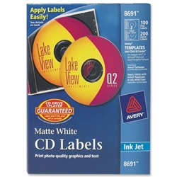 shopokstate avery clear cd dvd inkjet matte labels dvd cd lables