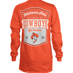 ORANGE LONG SLEEVE COTTON TEE