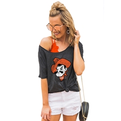 GAMEDAY COUTURE OFF THE SHOULDER TEE
