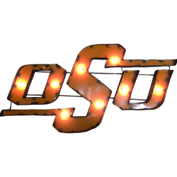 OSU ILLUMINATED METAL SIGN