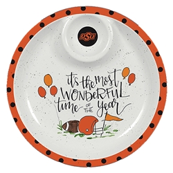 OK ST MELAMINE CHIP & DIP TRAY