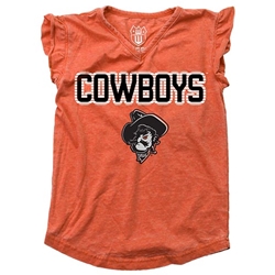 TODDLER BURN OUT RUFFLE TEE