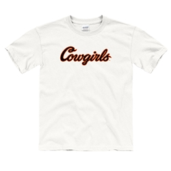YOUTH COWGIRLS SCRIPT TEE