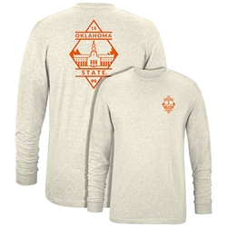 USCAPE OATMEAL LONG SLEEVE DIAMOND TEE