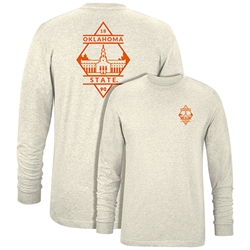 USCAPE OATMEAL LONG SLEEVE DIAMOND TEE