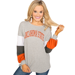 GAMEDAY COUTURE TRIPLE THREAT COLORBLOCK TOP