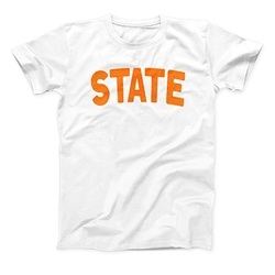 WHITE STATE SIMPLE TEE