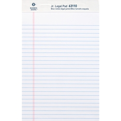 JR. LEGAL PAD - WHITE, SINGLE