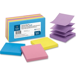 ADHESIVE POP-UP NOTES - 3X3, EXTREME, 12 PACK