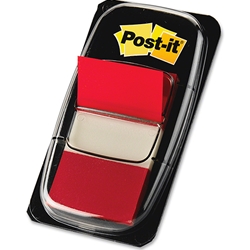 POST-IT FLAGS - 1 DISPENSER, ASSORTED COLORS