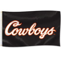 3X5 COWBOYS SCRIPT FLAG