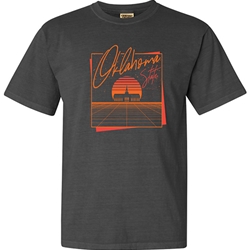 COMFORT COLORS PEPPER OKLAHOMA STATE TEE