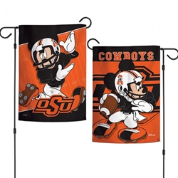 OKSTATE COWBOYS 2 SIDED DISNEY GARDEN FLAG