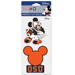 OKSTATE COWBOYS DISNEY PERFECT CUT DECAL SET