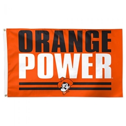ORANGE POWER 3X5 DELUXE FLAG