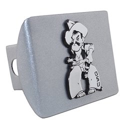 PISTOL PETE SILVER HITCH COVER