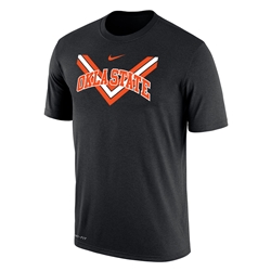 NIKE OKLA STATE WRESTLING CHEVRON TEE