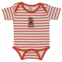 STRIPED DIAPER SHIRT ROMPER