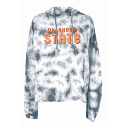 CHARCOAL TIE DYED HOODIE DELANEY