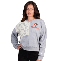 GRAY GRIDIRON SWEATSHIRT PETEHEAD