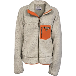 ORANGE TRIM SHERPA FULL ZIP COWBOYS