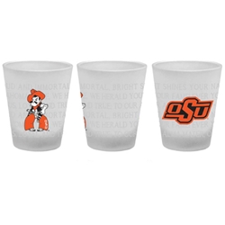 ALMA MATER 1.5 OZ. FROSTED SHOT GLASS