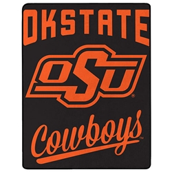OKSTATE COWBOYS 50X60 RASCHEL BLANKET