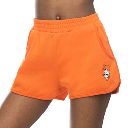 ORANGE FLEECE SHORT