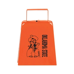 ORANGE OKLAHOMA STATE COW BELL