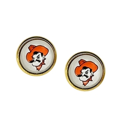 FAN GLAM PISTOL PETE STUD EARRINGS