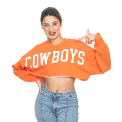 COWBOYS UBER CROPPED TOP