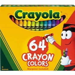 CRAYOLA CRAYONS 64CT