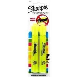 SHARPIE MAJOR ACCENT HIGHTLIGHTER YELLOW 2CT