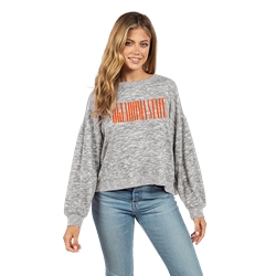 OKLAHOMA STATE PUFF SLEEVE CREWNECK