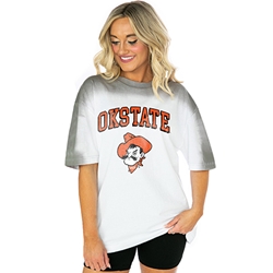 OKSTATE COLORWAVE TEE